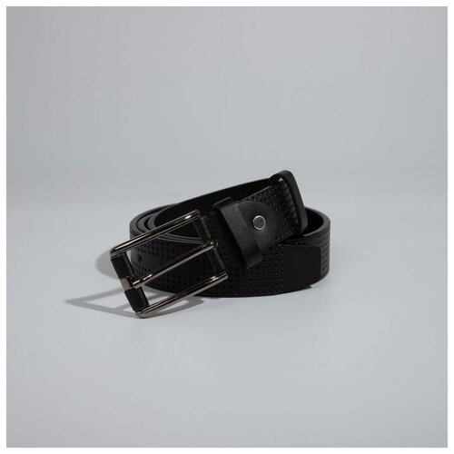 фото Paulo maskoni ремень мужской, ширина 3,5 см, винт, пряжка металл, цвет чёрный recom