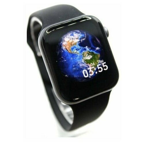 Умные смарт-часы Smart Watch М16 plusX22 44mm синие с функцией измерения пульса с шагомером Рабочее колесико Наручные водонепроницаемые IP67 159800₽