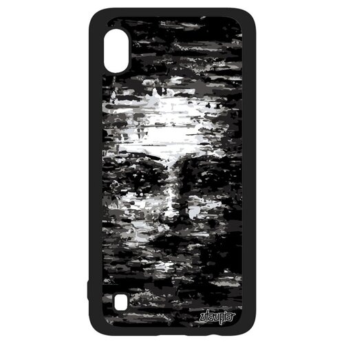 фото Защитный чехол для мобильного // samsung galaxy a10 // "женское лицо" создание образ, utaupia, серый