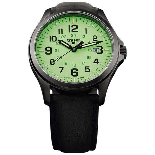 Наручные часы traser Мужские часы Traser P67 Officer Pro GunMetal Lime 107876
