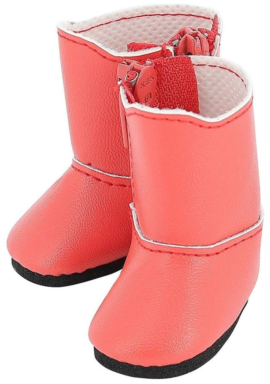 Petitcollin Red boots (Красные сапоги для кукол Минуш 34 см)