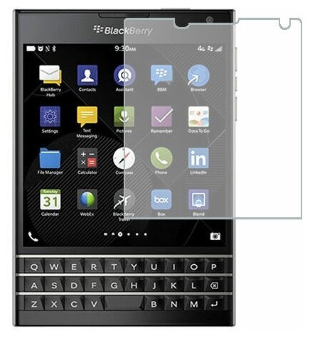 BlackBerry Passport защитный экран Гидрогель Прозрачный (Силикон) 1 штука