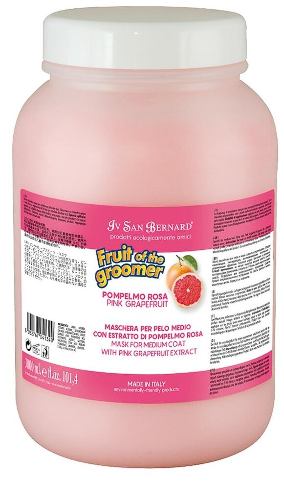  Iv San Bernard Fruit of the Groomer Pink Grapefruit            , 3 