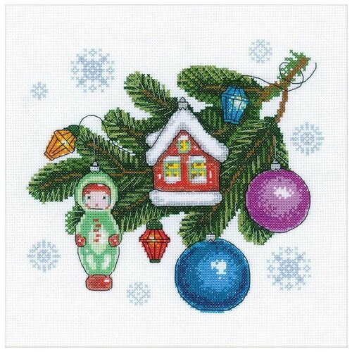 фото Набор для вышивания риолис "любимые игрушки",25x25см