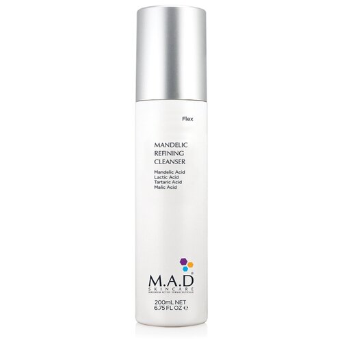 Очищающий гель С миндальной кислотой для глубокого увлажнения MANDELIC REFINING CLEANSER, 200 МЛ | M. A. D SKINCARE
