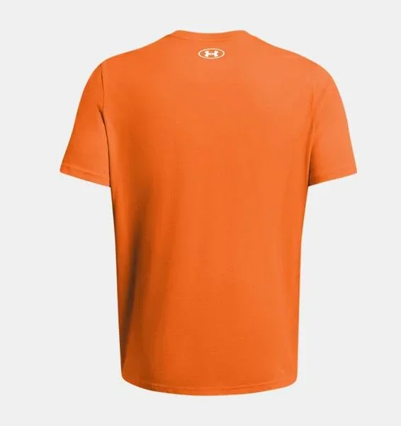 Футболка спортивная Under Armour Sportstyle Logo, размер M, atomic / white - 810 — фото 1