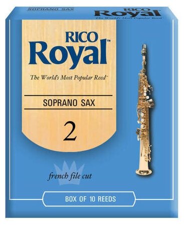 Трости для сопрано саксофона Rico Royal №2 (10 шт)