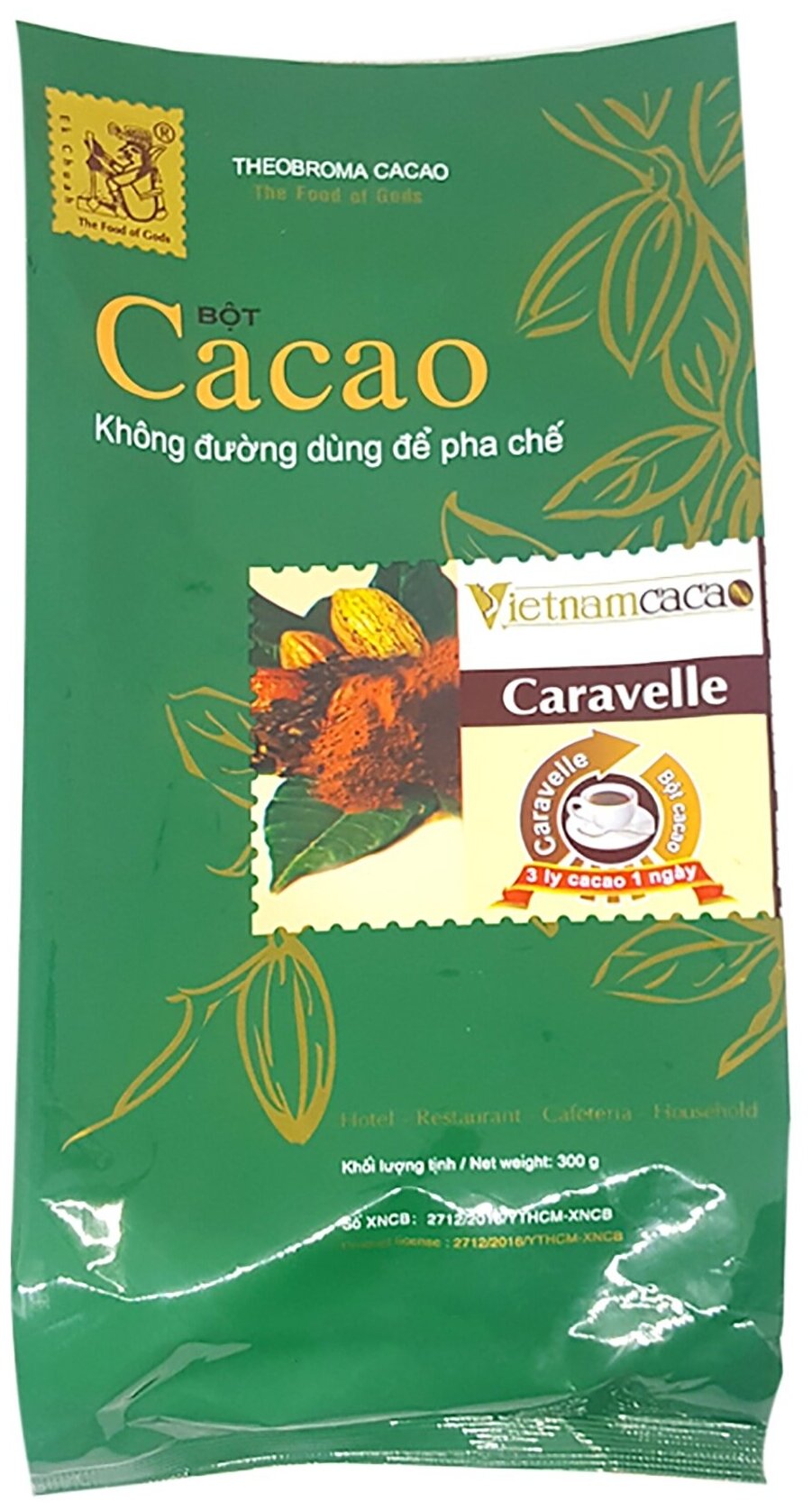 Vietnamcacao Какао Vietnamcacao с ароматом ванили 300 г - фотография № 1