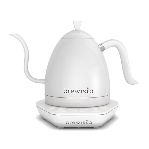 фото Чайник brewista artisan 1.0l gooseneck variable kettle, белый (ba10vkvde-ww)