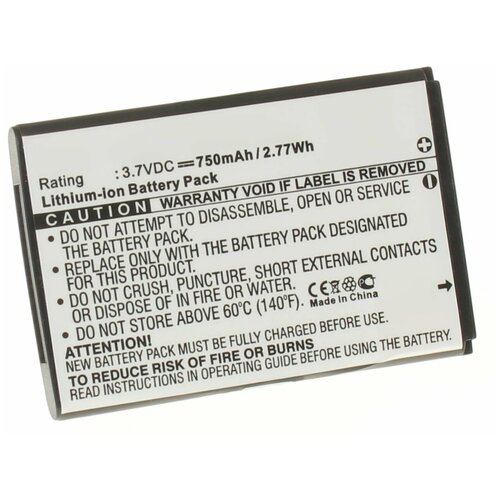 Аккумулятор iBatt iB-U1-M1002 750mAh для Samsung SGH-L700, SGH-T739, SGH-ZV60, SGH-S7220, Katalyst T739, SGH-A637, SGH-A697, SGH-C3060,