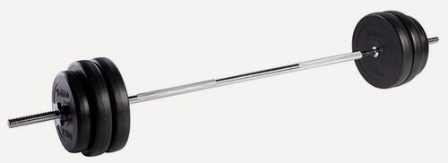 Изображение товара Штанга с пластиковыми блинами 30 кг Voitto