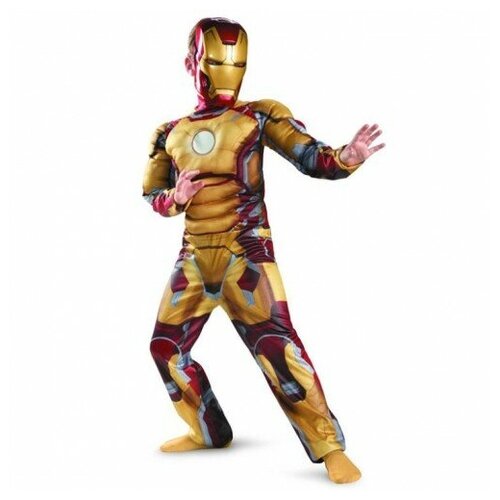 фото Карнавальный костюм железный человек с мускулатурой, iron man metrokids