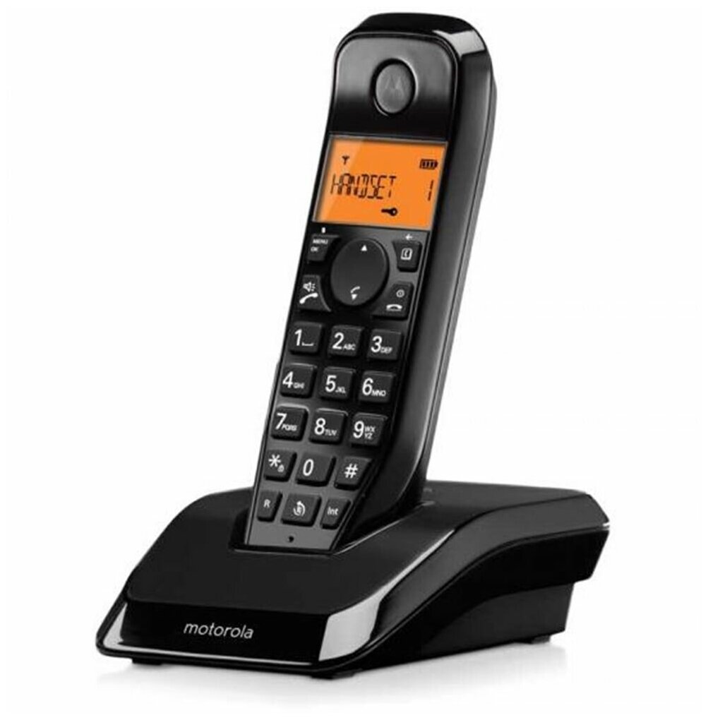 Радиотелефон DECT MOTOROLA S1201 (цвет черный)