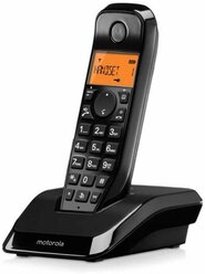 Р/Телефон Dect Motorola S1201 черный АОН