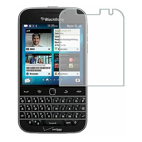 BlackBerry Classic Non Camera защитный экран Гидрогель Прозрачный (Силикон) 1 штука blackberry curve 9370 защитный экран гидрогель прозрачный силикон 1 штука