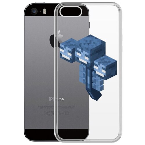 Чехол-накладка Krutoff Clear Case Иссушитель для iPhone 5/5s чехол накладка krutoff clear case minecraft иссушитель для samsung galaxy a13s a137