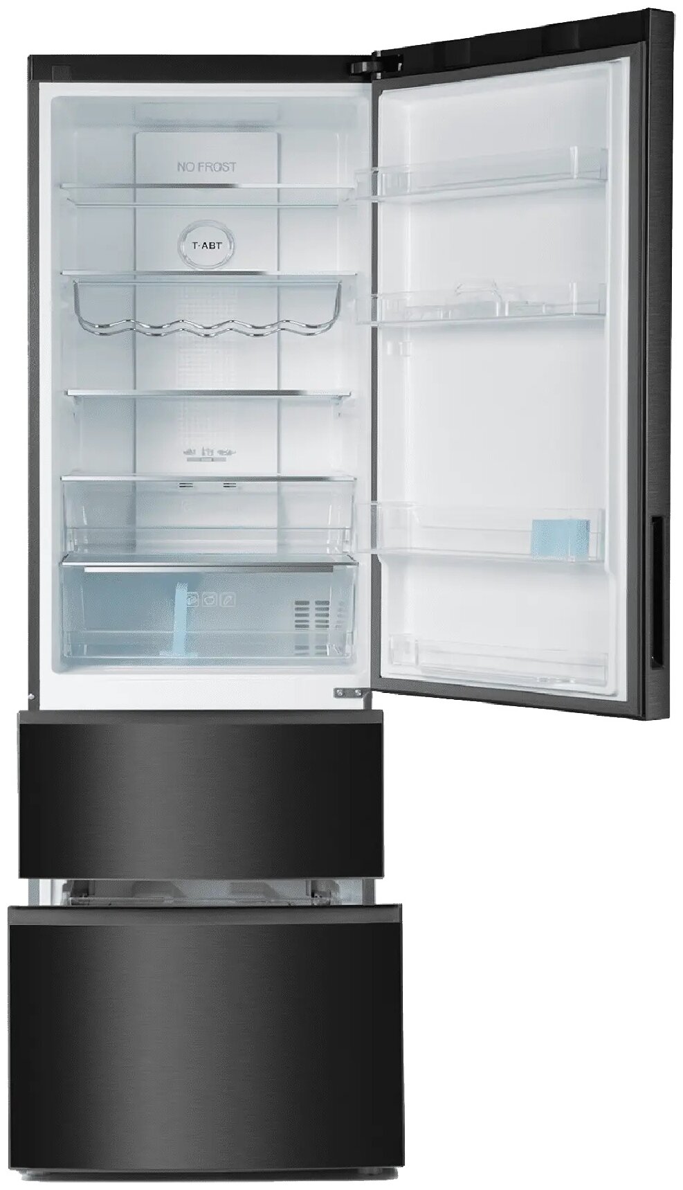 Холодильник Haier A2F737CBXG, черная сталь - фотография № 2