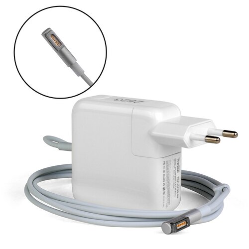 фото Блок питания для ноутбуков apple macbook 14.5v, 3.1a (45w), штекер magsafe 1: a1244, a1374, a1369, a1370, a1269, a1270, a1237 topon