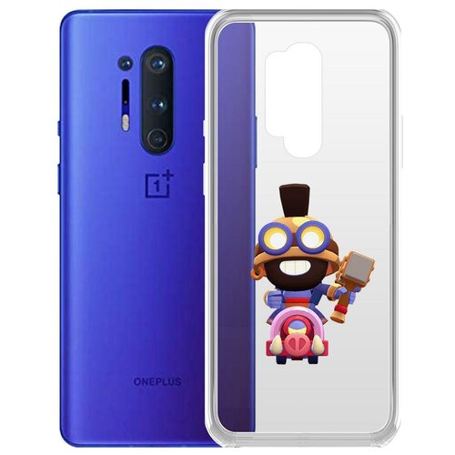 фото Чехол-накладка clear case brawl stars-карл всадник на кабане для oneplus 8 pro krutoff group