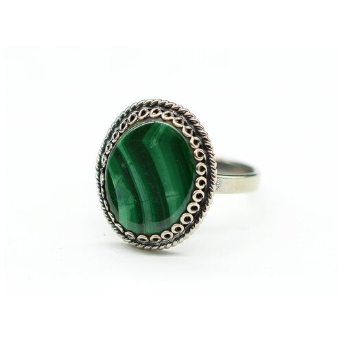 Кольцо Радуга Камня, малахит, размер 17, зеленый кольцо радуга камня малахит размер 17 зеленый