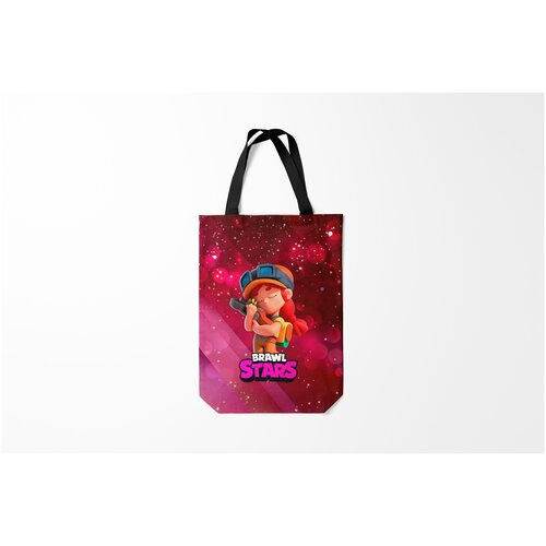 фото Сумка-шоппер / 31х42 см / геймерам / brawl stars jessie burnettie