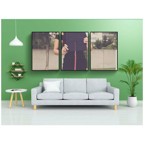 фото Набор модулных постеров для интерьера "выпускной, мастера, мва" 60x90 см. в тубусе, без рамки lotsprints