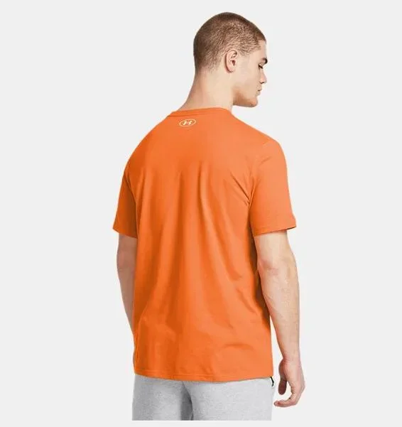 Футболка спортивная Under Armour Sportstyle Logo, размер M, atomic / white - 810 — фото 1