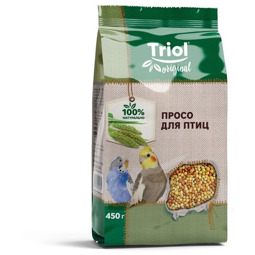 Triol корм Original Просо для птиц, 450 г, 34 уп.