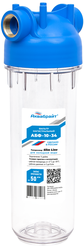 Магистральный фильтр Аквабрайт для холодной воды АБФ-10-34/Корпус фильтра/колбы