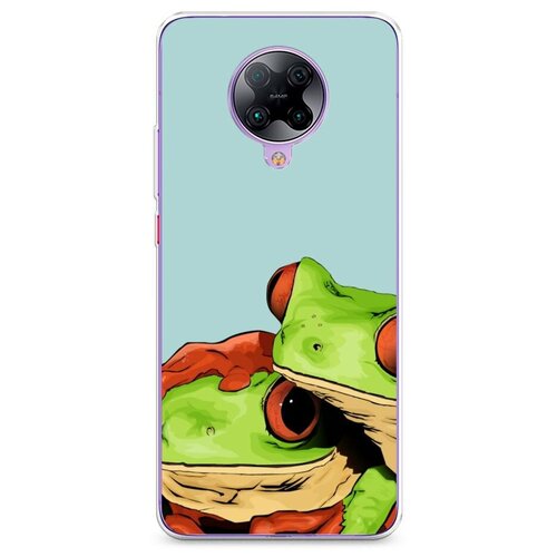 фото Силиконовый чехол "лягушки любовь" на xiaomi poco f2 pro / сяоми поко ф2 про case place