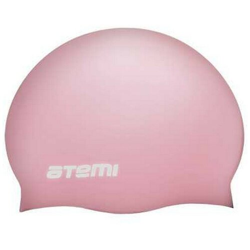 Шапочка для плавания Atemi, тонкий силикон, розовый, TC403