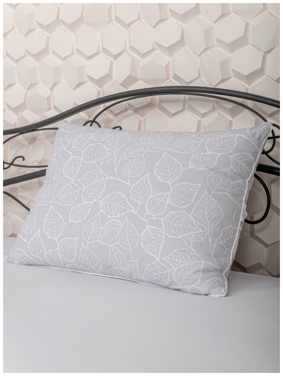 Подушка для сна и отдыха в спальню GREENHOME33 березовое волокно гипоаллергенная 50*70 см - фотография № 4