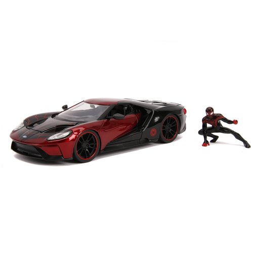 Набор Hollywood Rides Машинка с Фигуркой 2.75 1:24 2017 Ford GT W/Miles Morales Figure 31190 набор hollywood rides marvel deadpool