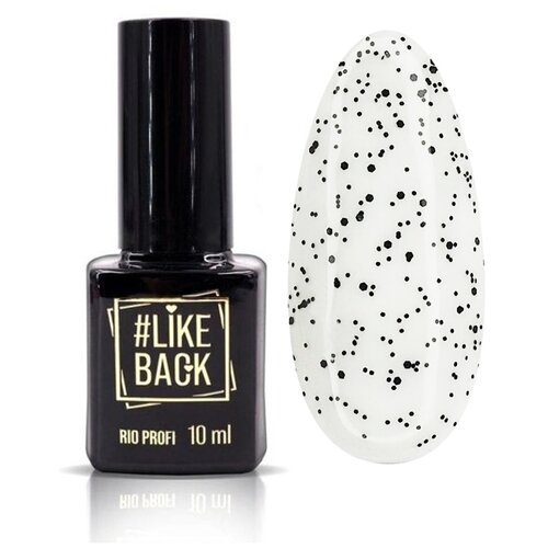 Rio Profi Верхнее покрытие Like Back Funny-Top, черный, 10 мл