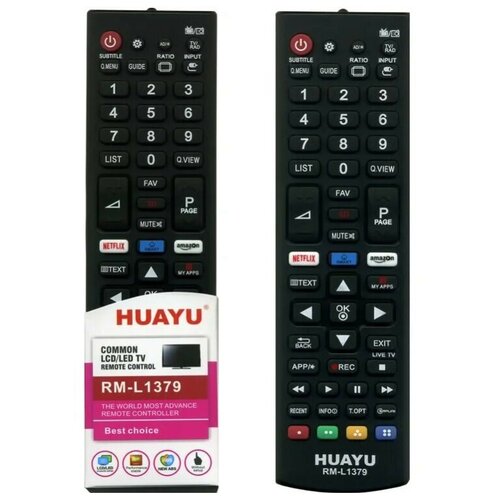 Универсальный пульт Huayu для LG RM-L1379 ver.2 пульт pduspb akb74915325 akb74915324 для lg