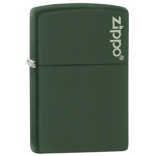 Зажигалка ZIPPO 221ZL Zippo Logo Green Matte