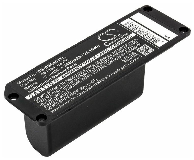 Аккумулятор CameronSino CS-BSE404XL для акустики Bose SoundLink Mini Bluetooth (63287) 3400mAh