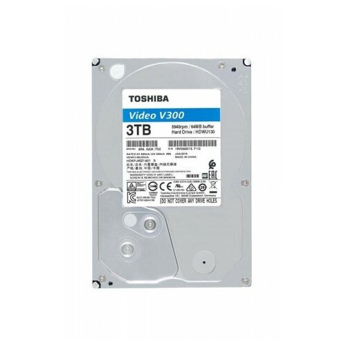 TOSHIBA Жесткий диск SATA 3TB 5900RPM 6GBS 64MB HDWU130UZSVA TOSHIBA 1459000₽