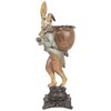 Статуэка Кролик с вазой - изображение