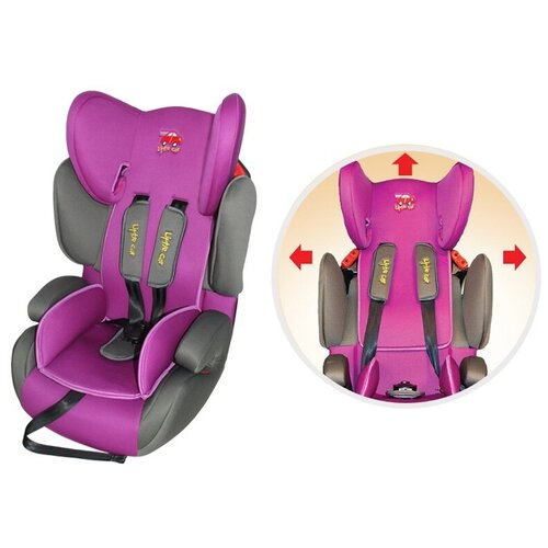 Автокресло детское 9-36кг. Little Car LB-509 сиреневый