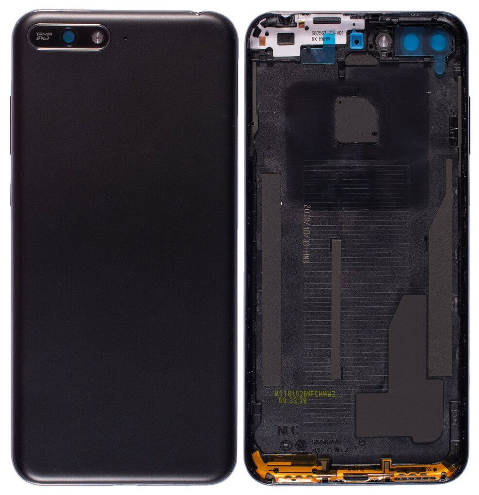 Задняя крышка для Huawei Y6 2018 (ATU-L11) / черный