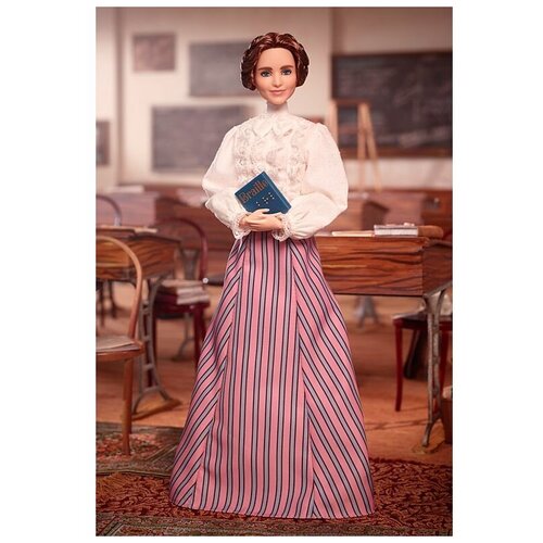 Кукла Barbie Inspiring Women Helen Keller (Барби Хелен Келлер - Вдохновляющие Женщины) кукла barbie florence nightingale inspiring women барби флоренс найтингейл вдохновляющие женщины