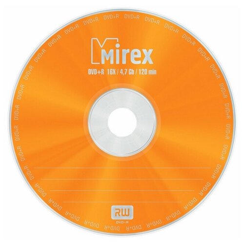dvd r mirex носители информации dvd r 16x mirex cake 50 ul130013a1b Носители информации DVD+R, 16x, Mirex, Cake/50, UL130013A1B