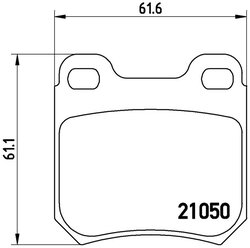 Дисковые тормозные колодки задние brembo P59014 для Opel, VAUXHALL, Saturn, Saab, Chevrolet (4 шт.)