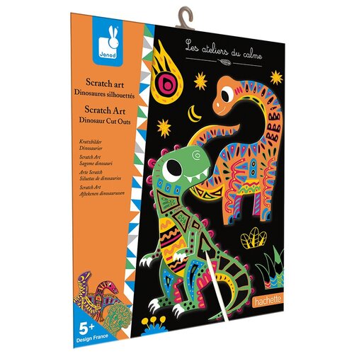 набор для создании мозайки janod фантастические серия hachette Набор для рисования стилом Janod Динозавры; серия Hachette