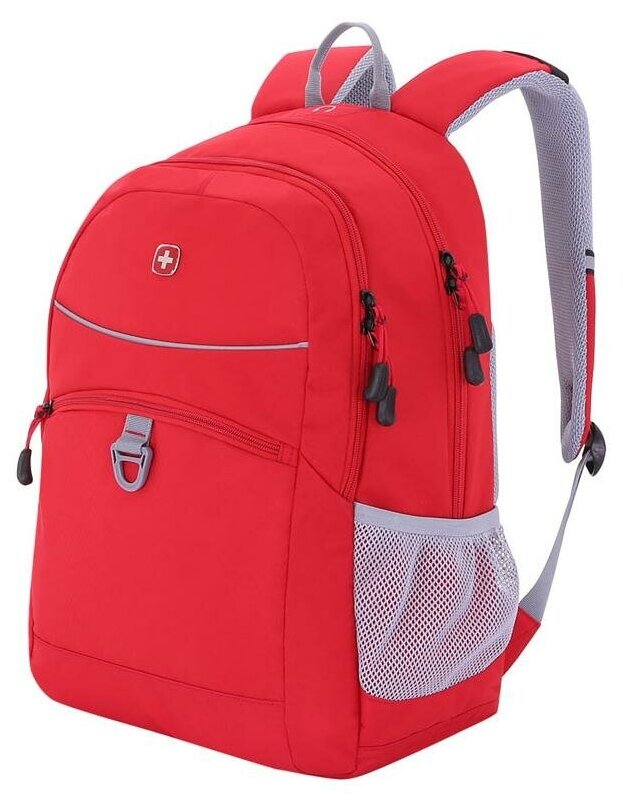 Рюкзак городской Wenger 6651114408 (33x16,5x46 см, 26 л), красный/серый