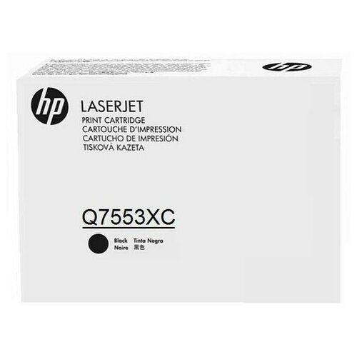 Оригинальный картридж HP Q7553XC (53X) (7000 стр, черный) картридж hp q7553xc 7000 стр черный