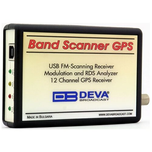 Профессиональный мобильный измерительный комплекс c GPS DEVA Broadcast Band Scanner GPS jmcq 9 2 din ips android 2g 32g car radio for hyundai santa fe 3 2013 2017 rds dsp auto audio navigation gps navi head unit