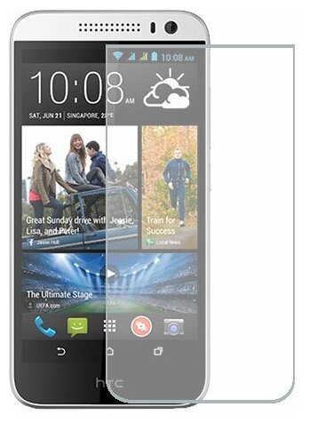 HTC Desire 616 dual sim защитный экран Гидрогель Прозрачный (Силикон) 1 штука
