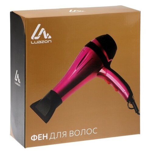 Luazon Home Фен LuazON LGE-004 3800Вт 2 скорости 3 температурных режима красно-черный 213400₽